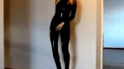 Dancing In A Shiny Catsuit